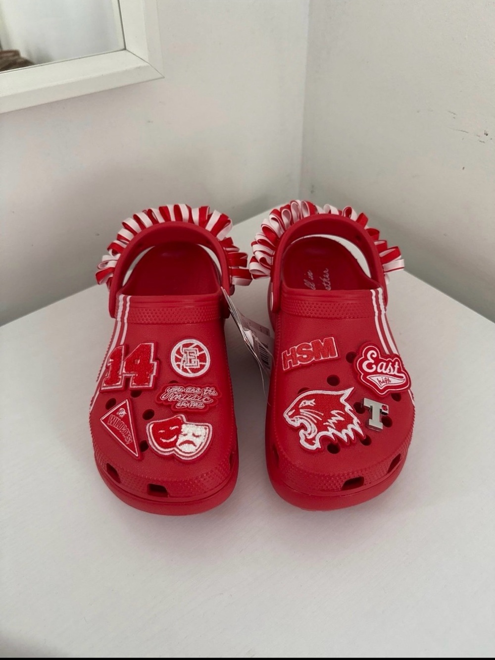 High school Musical Crocs size 7